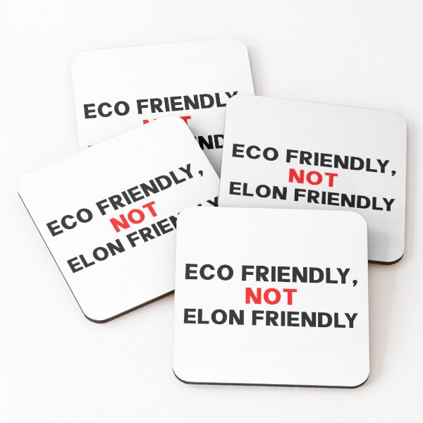 Item preview, Eco Friendly Not Elon Friendly - Anti Elon designed and sold by PixVib.