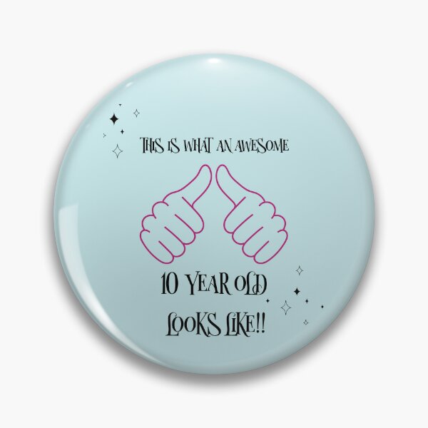 Item preview, Double Thumbs Up – Officially 10 Years Old! designed and sold by Grin22.