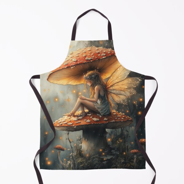 Item preview, "Step into a dreamy forest with a fairy designed and sold by SporeandCanvas.