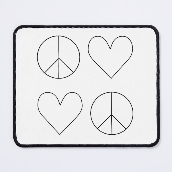 Item preview, Peace and Love designed and sold by whimsicalworman.