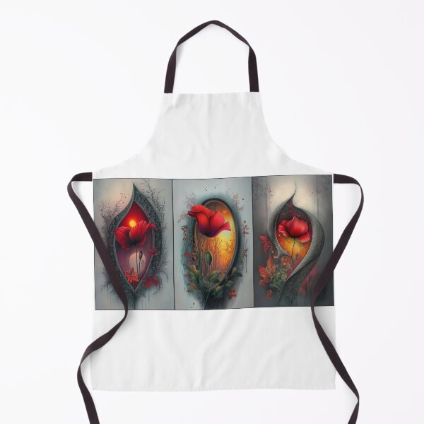 Item preview, Poppy Portals: A Triptych of Crimson Dreams designed and sold by bloorose.