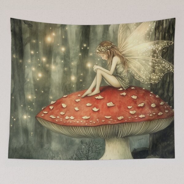 Item preview, Soft watercolors, floating spores, and a world of pure imagination. designed and sold by SporeandCanvas.