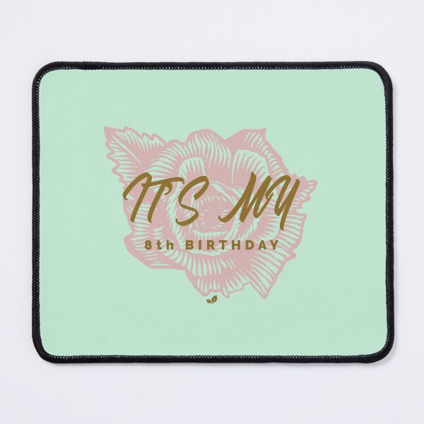 Item preview, Elegant Floral – It’s My 8th Birthday! designed and sold by Grin22.