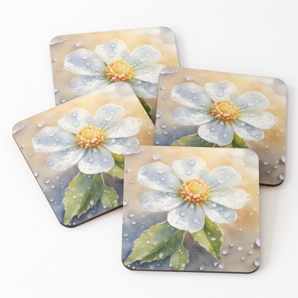 Item preview, White Beach Flower designed and sold by CalmnessbyChoice.