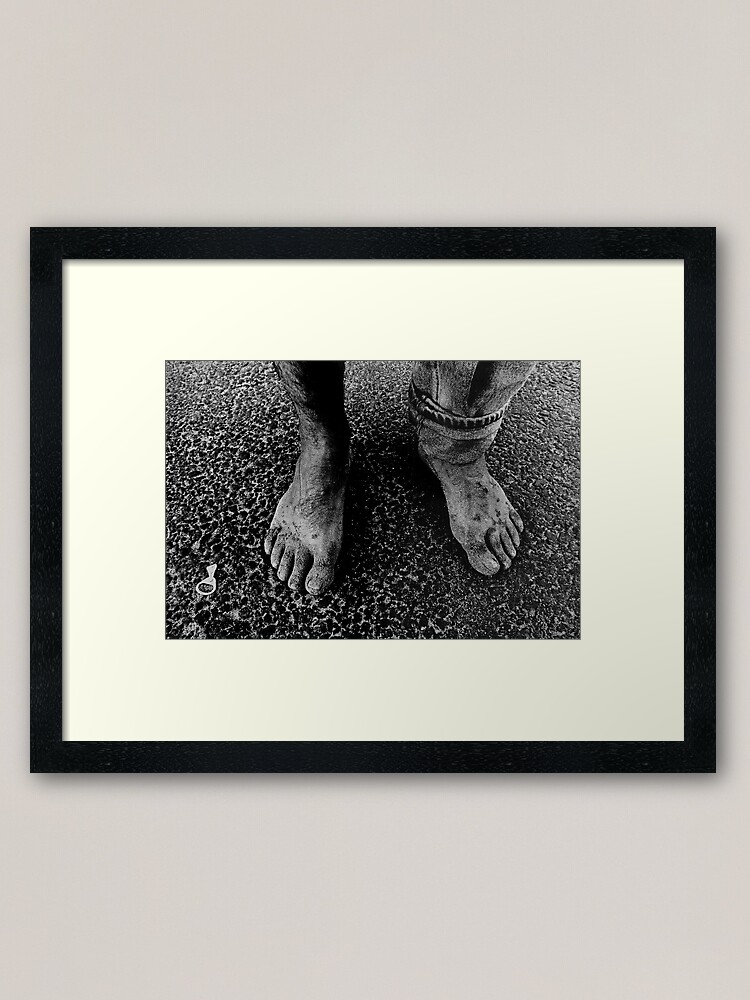 Alternate view of Feet of an Italian Framed Art Print