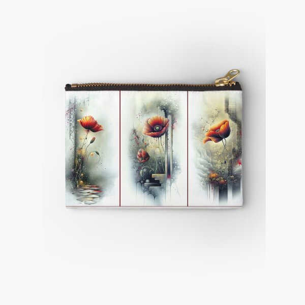 Item preview, Poppy Triptych: The Ethereal Bloom in Three Acts designed and sold by bloorose.