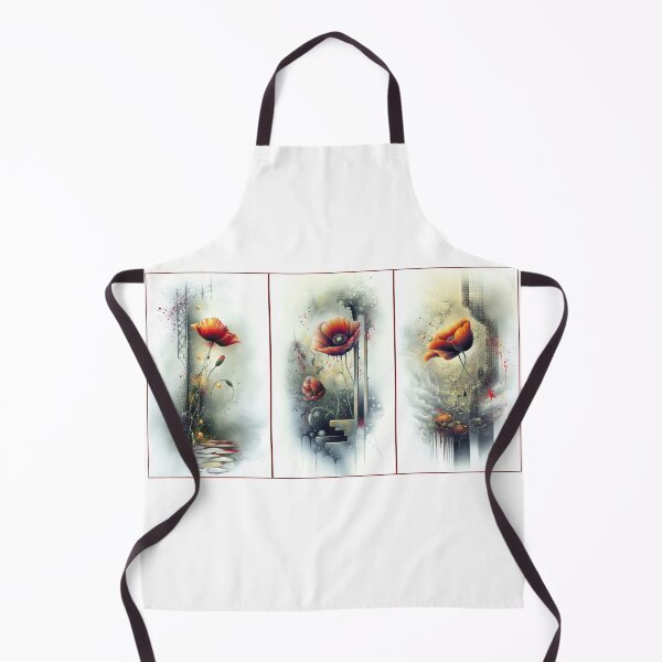 Item preview, Poppy Triptych: The Ethereal Bloom in Three Acts designed and sold by bloorose.