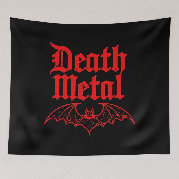 Item preview, "Death Metal Gothic – Dark & Heavy Bat Design" designed and sold by paulo silveira.