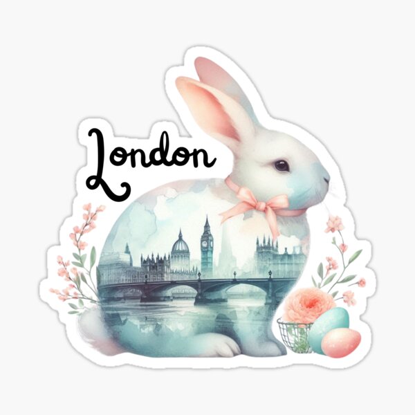 Item preview, Easter Bunny Cities: Enchanting Spring Collection designed and sold by MiszungART.