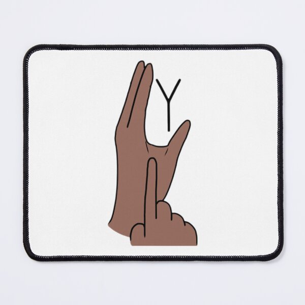Item preview, BSL Sign letter Y designed and sold by Artistkhg.