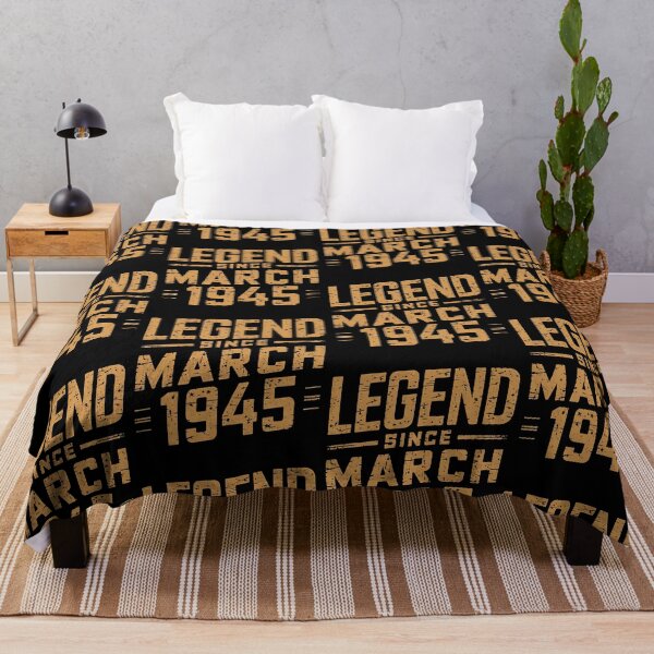 Item preview, Legend 1945 80th Birthday Gifts for Men Women 80 Year Old, Legend Since March 1945 Vintage Birthday designed and sold by BLZART.