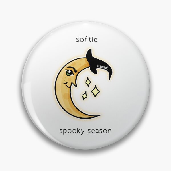 Item preview, Moon Softie Spooky Season with black text designed and sold by whimsicalworman.