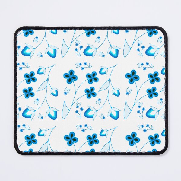 Item preview, Blue Strawberry Floral designed and sold by Niibidoon.