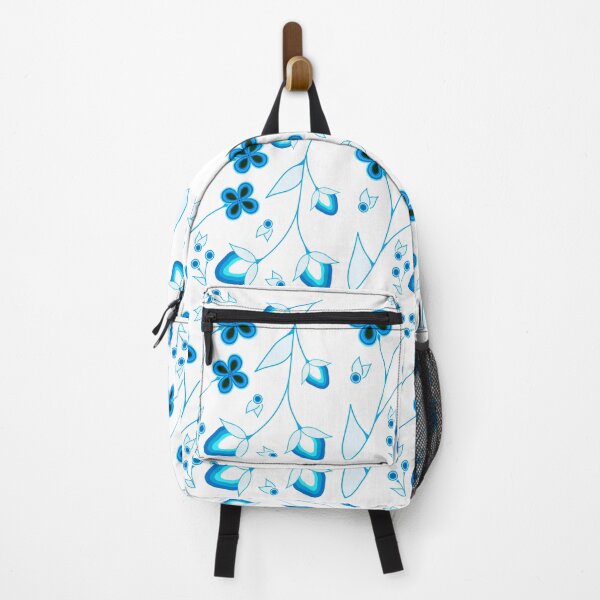Item preview, Blue Strawberry Floral designed and sold by Niibidoon.