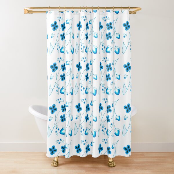 Item preview, Blue Strawberry Floral designed and sold by Niibidoon.