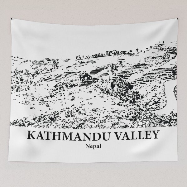 Item preview, Kathmandu Valley - Nepal designed and sold by Lakeric Cityscapes.