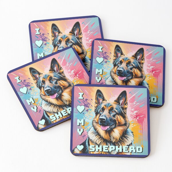 Item preview, I love my German Shepherd			 designed and sold by Kathy Kuczek.
