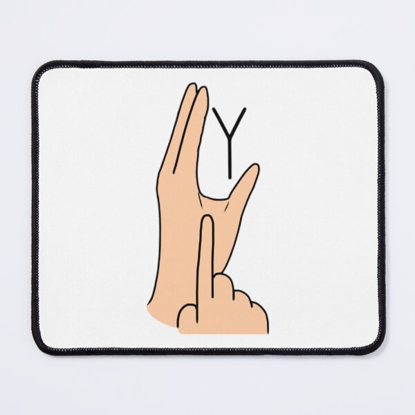 Item preview, BSL Sign letter Y designed and sold by Artistkhg.