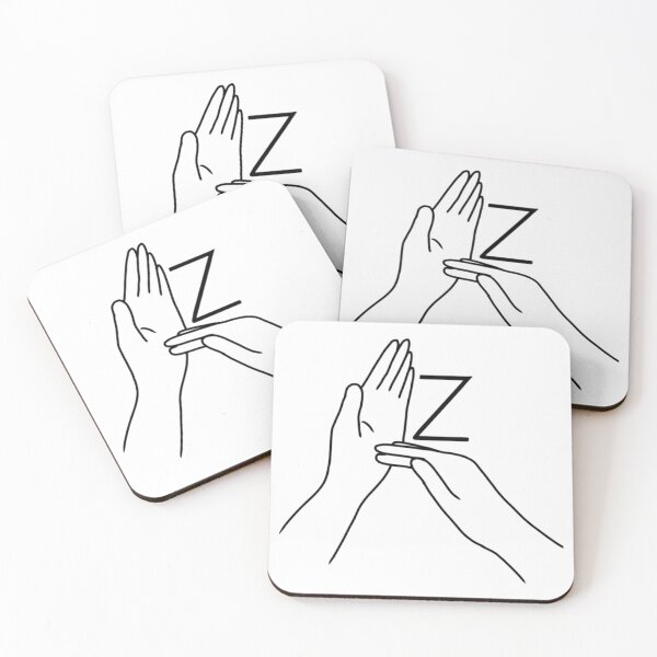 Item preview, BSL Sign letter Z designed and sold by Artistkhg.
