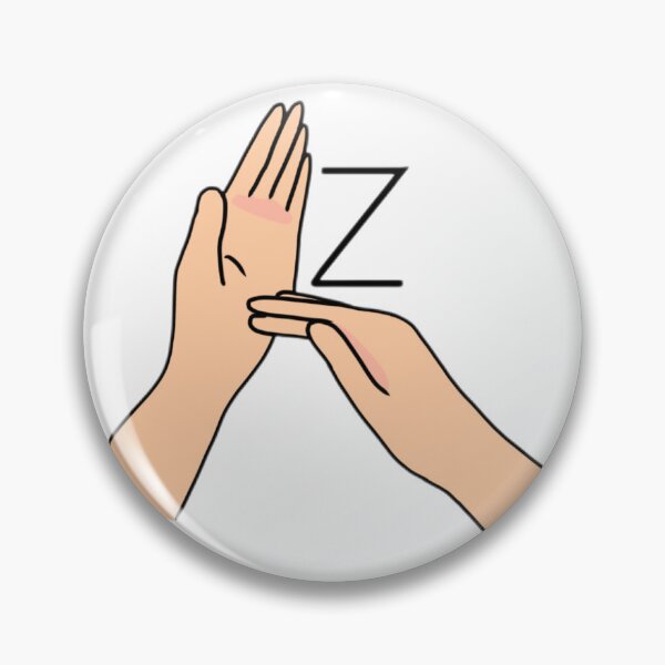 Item preview, BSL Sign letter Z designed and sold by Artistkhg.