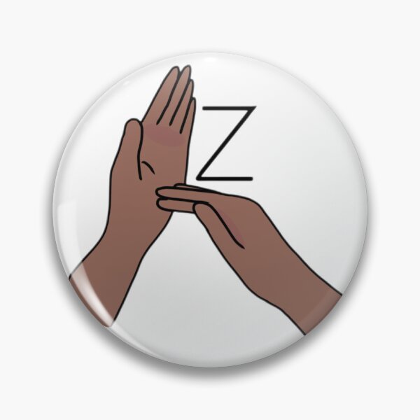 Item preview, BSL Sign letter Z designed and sold by Artistkhg.