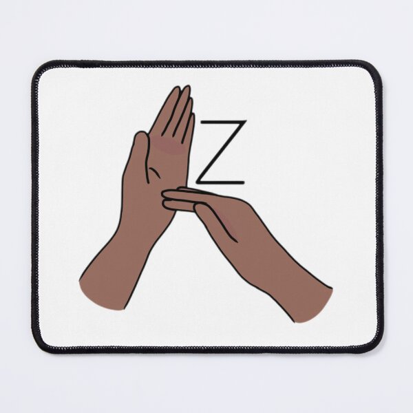 Item preview, BSL Sign letter Z designed and sold by Artistkhg.