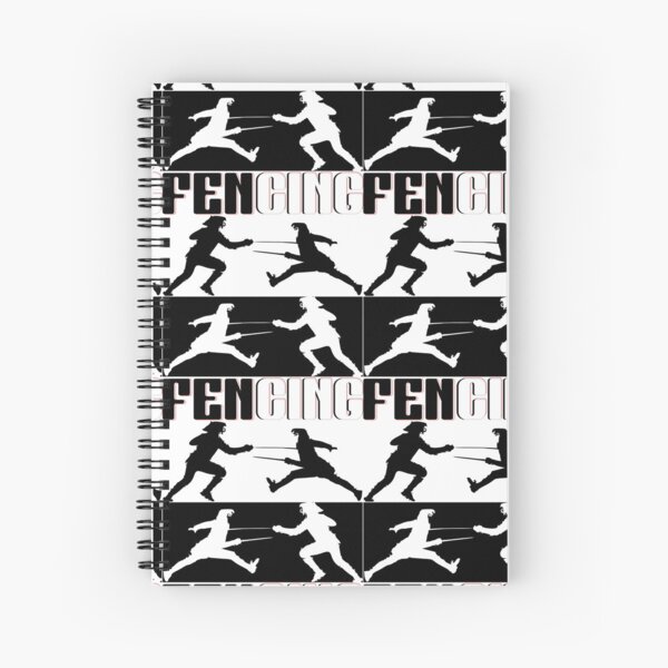 Item preview, "Dynamic Fencing Duel – Black & White Graphic Art" designed and sold by GuettoUnderClothing.