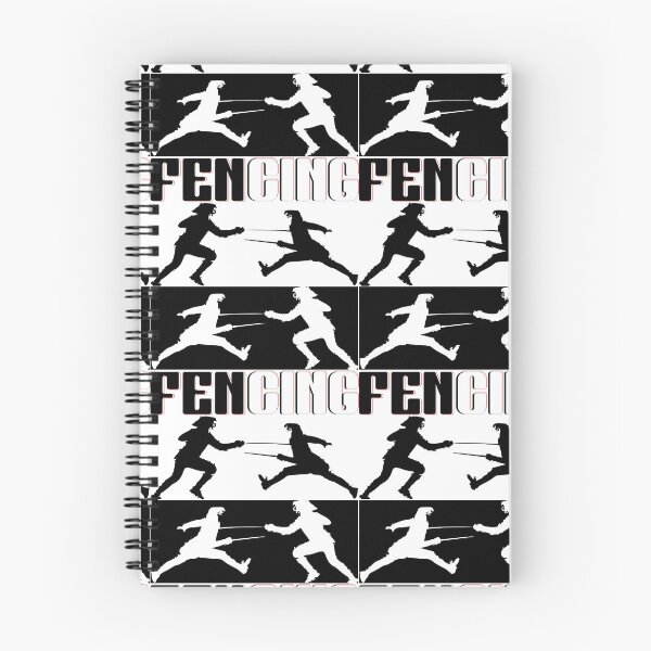 Item preview, "Dynamic Fencing Duel – Black & White Graphic Art" designed and sold by GuettoUnderClothing.