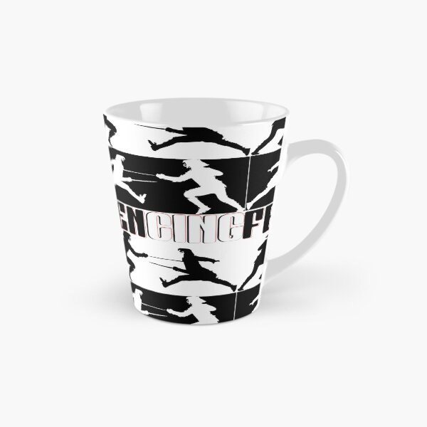 Item preview, "Dynamic Fencing Duel – Black & White Graphic Art" designed and sold by GuettoUnderClothing.