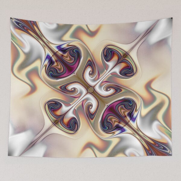 Item preview, Chromatic Echoes: The Fractal Dance of Fluid Forms designed and sold by bloorose.
