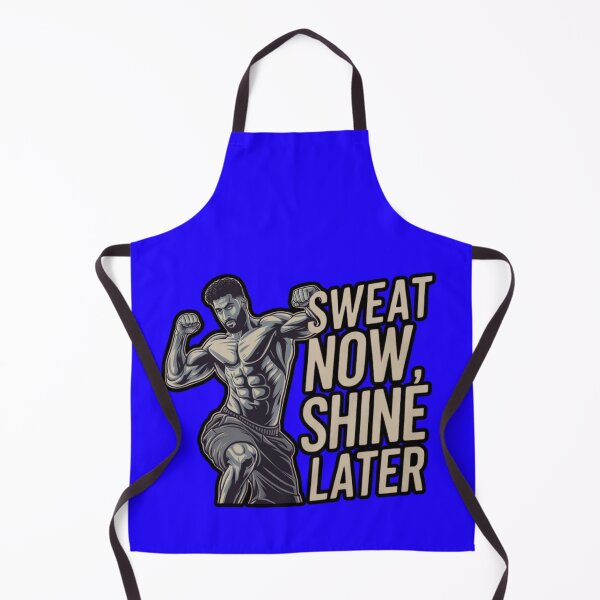 Item preview, Sweat Now, Shine Later Motivational Gym Artwork designed and sold by TrendsLook.