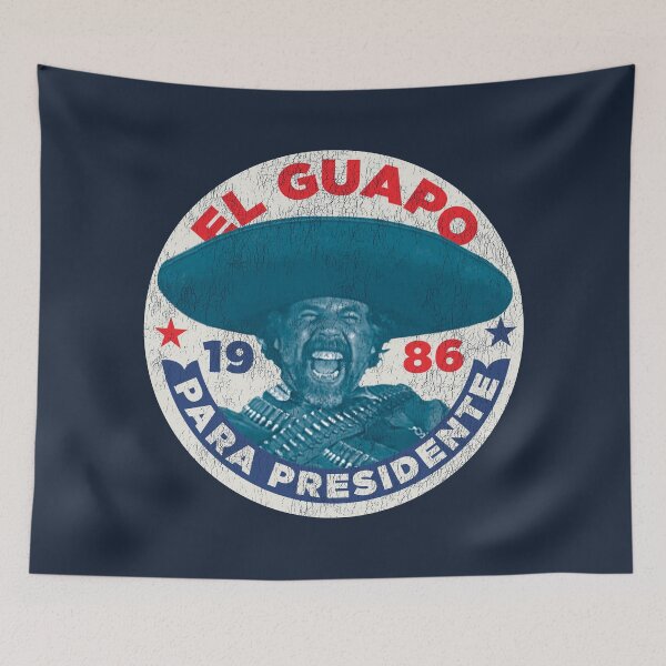 Item preview, El Guapo For President Button Worn designed and sold by Alema Art.
