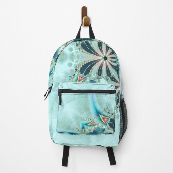 Item preview, Serene Mandala: The Fractal Bloom of Aqua Petals designed and sold by bloorose.