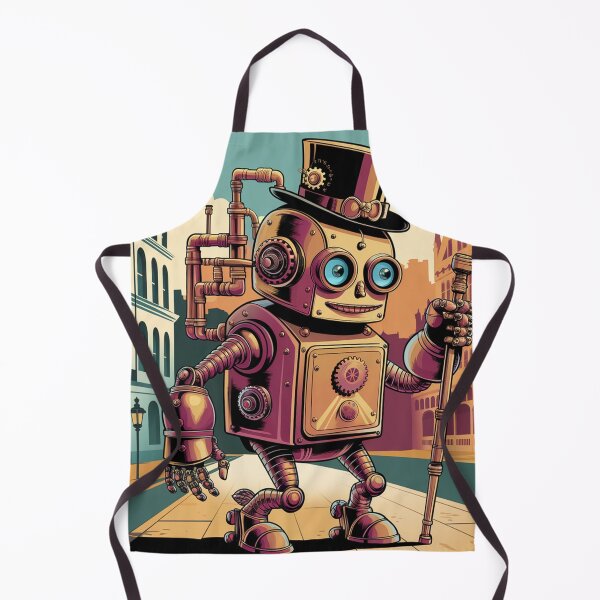 Item preview, a steampunk-style robot with gears. designed and sold by Lilashakti ⭐️ ⭐️ ⭐️ ⭐️ ⭐️.