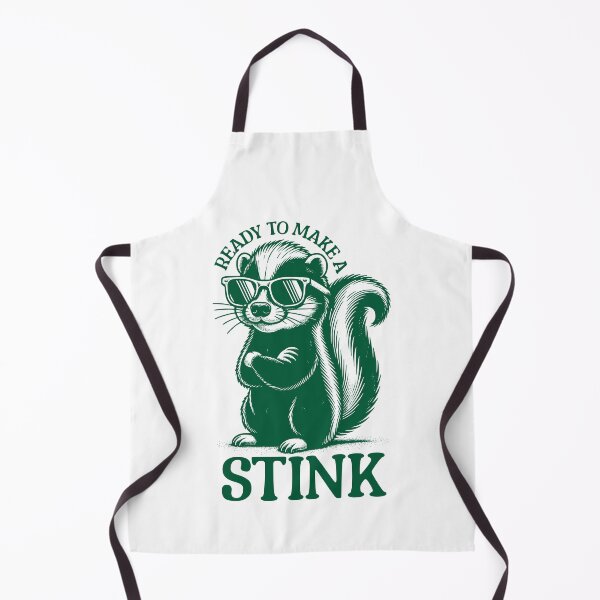 Item preview, Ready to make a stink - funny vintage skunk designed and sold by EvergreenWhimsy.