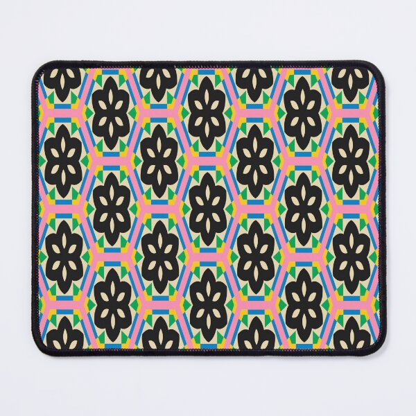 Item preview, Colorful Retro Geometric Floral Pattern designed and sold by Patternfluent.