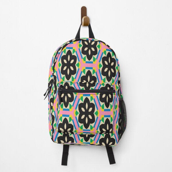 Item preview, Colorful Retro Geometric Floral Pattern designed and sold by Patternfluent.