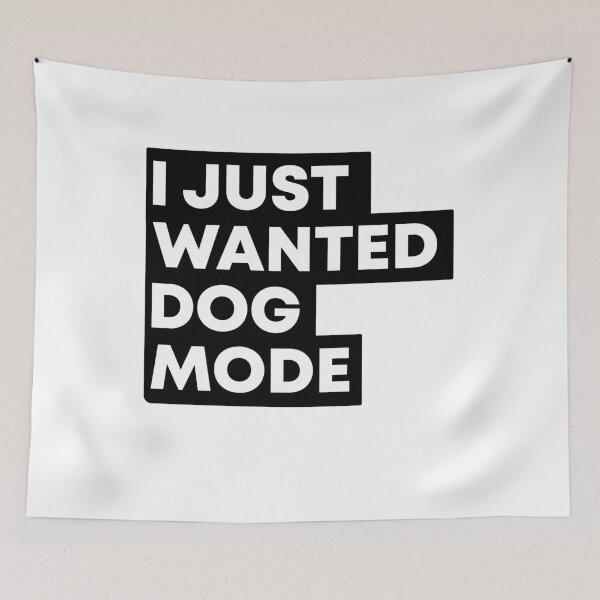 Item preview, I Just Wanted Dog Mode - Anti Musk designed and sold by PixVib.