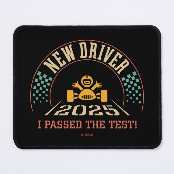 Item preview, New Driver 2025 – I Passed The Test! (Driver’s License / Driving Licence / 4C) designed and sold by MrFaulbaum.