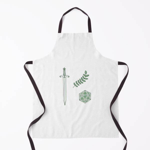 Item preview, Green Leaf Sword and D20 Dice Set designed and sold by TheEclecticKat.