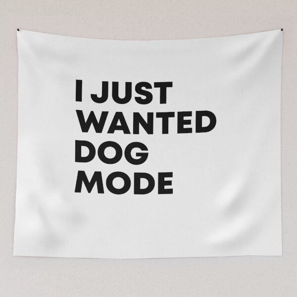 Item preview, I Just Wanted Dog Mode - Funny Anti Elon designed and sold by PixVib.