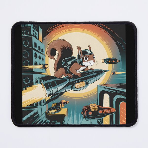 Item preview, Rocket Squirrel Sci-Fi Adventure designed and sold by Into The Rabbit Hole.
