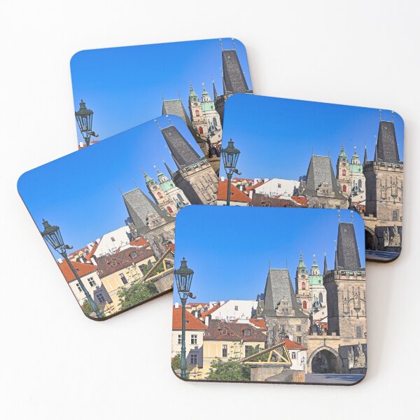 Item preview, Old town Prague entance, buildings and towers , Czech republic designed and sold by goceris.