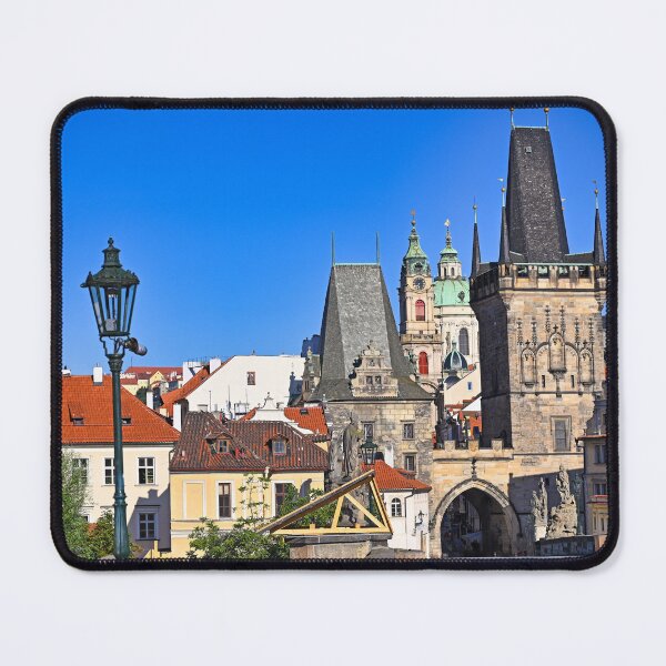 Item preview, Old town Prague entance, buildings and towers , Czech republic designed and sold by goceris.