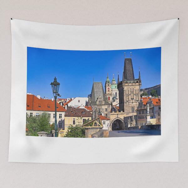 Item preview, Old town Prague entance, buildings and towers , Czech republic designed and sold by goceris.