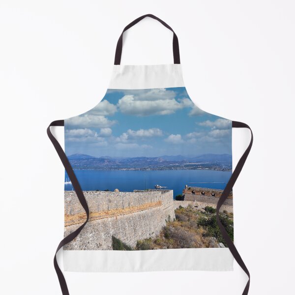 Item preview, Bourtzi Venetian water fortress in Nafplio,view fromt the Palamidi castle,Greece designed and sold by goceris.