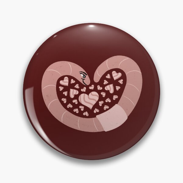 Item preview, Valentine Worm designed and sold by whimsicalworman.
