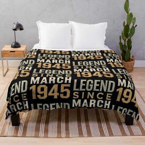 Item preview, Legend 1945 80th Birthday Gifts for Men Women 80 Year Old, Legend Since March 1945 Vintage Birthday designed and sold by BLZART.