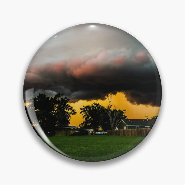 Item preview, Shelf Cloud in the Sunset designed and sold by EbensStickers.