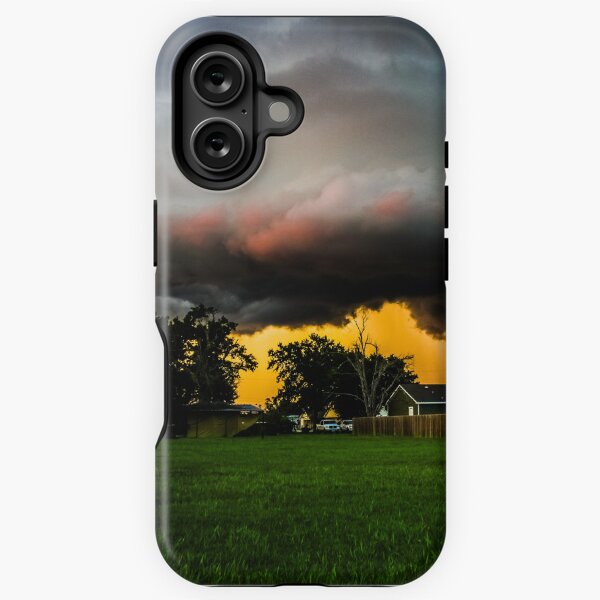 Item preview, Shelf Cloud in the Sunset designed and sold by EbensStickers.